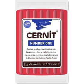 Cernit 420 Number One Carmine Red 56 gr Polimer Kil