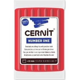 Cernit 463 Number One X Mas Red 56 gr Polimer Kil