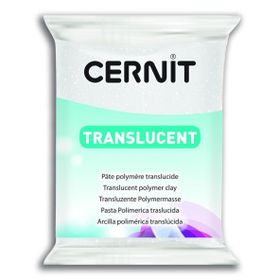 Cernit 56 gr 010 White Glitter Translucent Transparan Polimer Kil