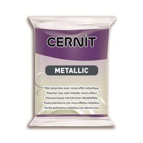 Cernit 5784056 Metallic Violet 56 gr Fırınlanır Hamur