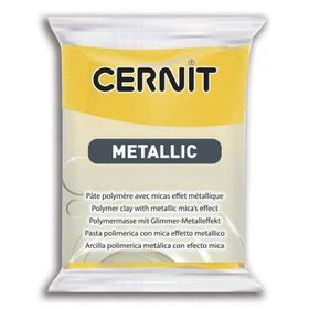 Cernit 5784058 Metallic Yellow 56 gr Fırınlanır Hamur