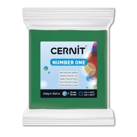 Cernit 600 Number One Green 250 gr Polimer Kil