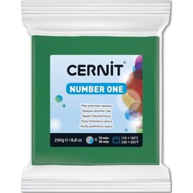 Cernit 600 Number One Green 250 gr Polimer Kil