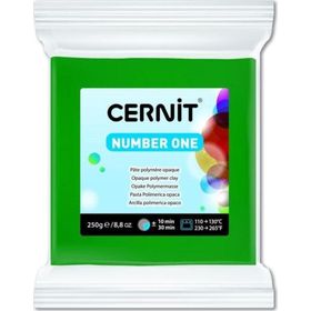 Cernit 600 Number One Green 250 gr Polimer Kil