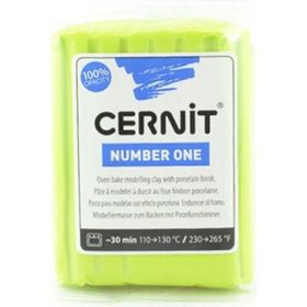 Cernit 601 Number One Lime Green 56 gr Polimer Kil