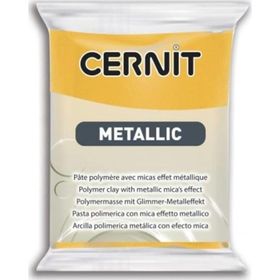 Cernit 700 Metallic Sarı 56 gr Polimer Kil