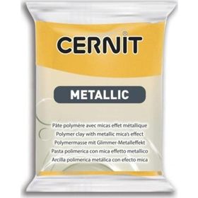 Cernit 700 Metallic Sarı 56 gr Polimer Kil
