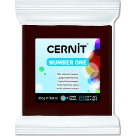 Cernit 800 Number One Kahverengi 250 gr Polimer Kil