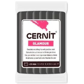 Cernit Glamour Black Polimer Kil