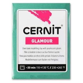 Cernit Glamour Green Polimer Kil