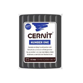 Cernit Number One N:100 Black 56 gr Polimer Kil