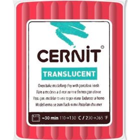 Cernit Translucent 56 gr Ruby Red Polimer Kil