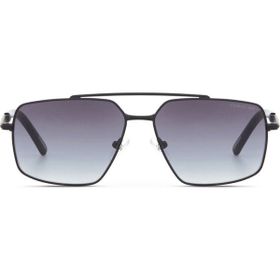 Cerruti 1881 CR 80026 C3 Geometrik Mat Siyah Metal Erkek Güneş Gözlüğü