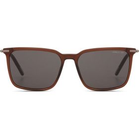 Cerruti 1881 CR 80045 C3 Dikdörtgen Kahverengi Asetat Erkek Güneş Gözlüğü
