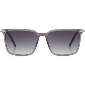 Cerruti 1881 CR 80045 C4 Dikdörtgen Şeffaf Gri Asetat Erkek Güneş Gözlüğü