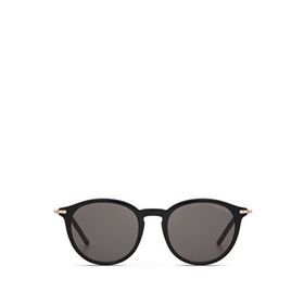 Cerruti 1881 CR 80048 C1 Oval Siyah Altın Rengi Asetat Erkek Güneş Gözlüğü
