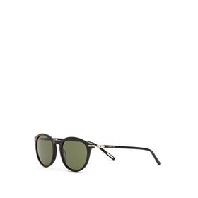 Cerruti 1881 CR 80048 C4 Oval Siyah Asetat Erkek Güneş Gözlüğü