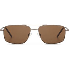 Cerruti 1881 CR 80049 C3 Dikdörtgen Mat Gri Metal Erkek Güneş Gözlüğü