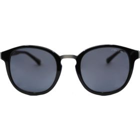 Cerruti 8516 01 48 Siyah Gümüş Oval Çerçeve Unisex Güneş Gözlüğü
