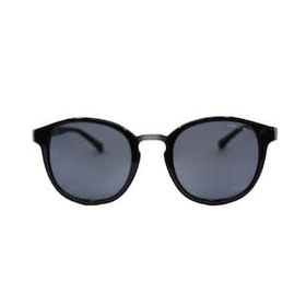 Cerruti 8516 01 48 Siyah Gümüş Oval Çerçeve Unisex Güneş Gözlüğü