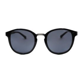 Cerruti 8516 01 48 Siyah Gümüş Oval Çerçeve Unisex Güneş Gözlüğü