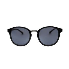 Cerruti 8516 01 48 Siyah Gümüş Oval Çerçeve Unisex Güneş Gözlüğü