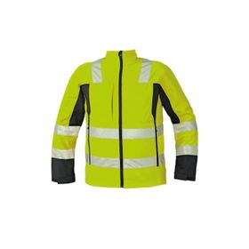 Cerva Malton Reflektif Sarı Softshell Mont