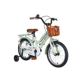 Cesa Bikes Bagajlı Demir Çamurluk 16 Jant Pastel Yeşil Çocuk Bisikleti