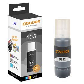 Cescesor Epson 103 Uyumlu 70 ml Siyah Mürekkep