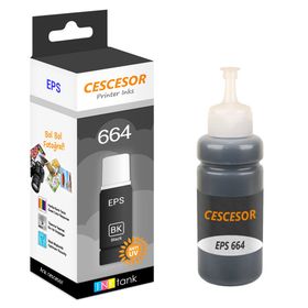 Cescesor Epson 664 70 ml Siyah Mürekkep