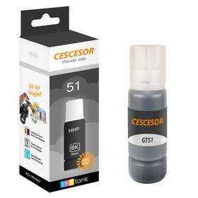 Cescesor HP GT51 GT52 Siyah 90 ml Mürekkep