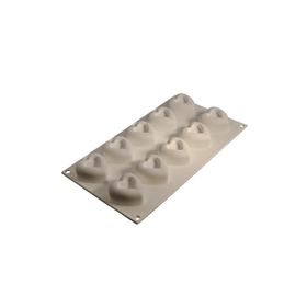 Cesil 10'lu Küçük Kalpler Silikon Kek Kalıbı