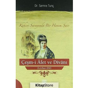 ÇEŞM-I AFET VE DIVANI (LEVHA-I DIL) KAHIRE SARAYINDA BIR HANIM ŞAIR - SEMRA TUNÇ