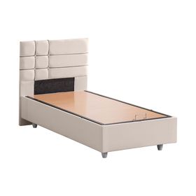 Cesur 120x200 cm Bej Almada Baza ve Başlık Seti