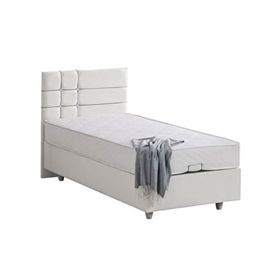 Cesur 120x200 cm Beyaz Almada Baza ve Başlık Seti