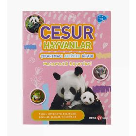 Cesur Hayvanlar - Çıkartmalı Aktivite Kitabı - Beta Kids