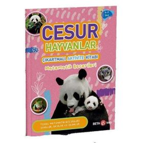 Cesur Hayvanlar - Çıkartmalı Aktivite Kitabı - Beta Kids