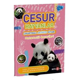 Cesur Hayvanlar - Çıkartmalı Aktivite Kitabı - Beta Kids