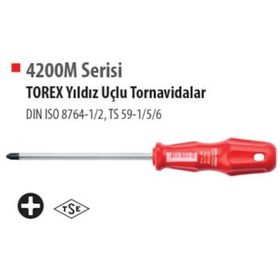 Ceta Form 4200-106M Torex Yıldız Uçlu PH4x200 mm Tornavida