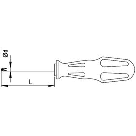 Ceta Form 4200-106M Torex Yıldız Uçlu PH4x200 mm Tornavida