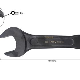 Ceta Form B23-80 80 mm Çatal Ağız Çakma Anahtar