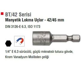 Ceta Form BT-0642 6x42 mm Manyetik Lokma Ucu