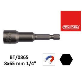 Ceta Form BT-0865 1-4 inç 8.0 x 65 mm Manyetik Lokma Uç