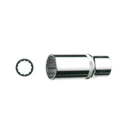 Ceta Form C04-B08 1-4 inç 12 Köşe Yıldız Derin 8 mm Lokma Anahtar