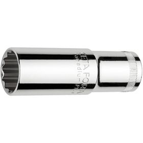 Ceta Form C04-B08 1-4 inç 12 Köşe Yıldız Derin 8 mm Lokma Anahtar