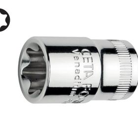 Ceta Form C06-10 1/4 inç E10 Dış Torx Lokma Anahtar