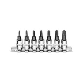 Ceta Form C08S-RTP7 7 Parça 1/4 inç 5 Köşe Delikli Torx Uçlu Lokma Takımı