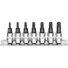 Ceta Form C08S-RTP7 7 Parça 1/4 inç 5 Köşe Delikli Torx Uçlu Lokma Takımı