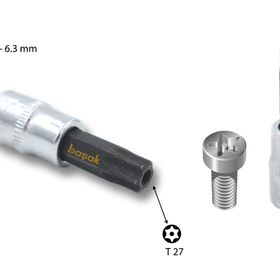 Ceta Form C08S-TR27 T27 1/4 Delikli TORX Uçlu Lokma