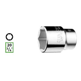 Ceta Form C32-H19 3-4 inç 6 Köşe 19 mm Lokma Anahtar
